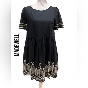 Madewell embroidered dress